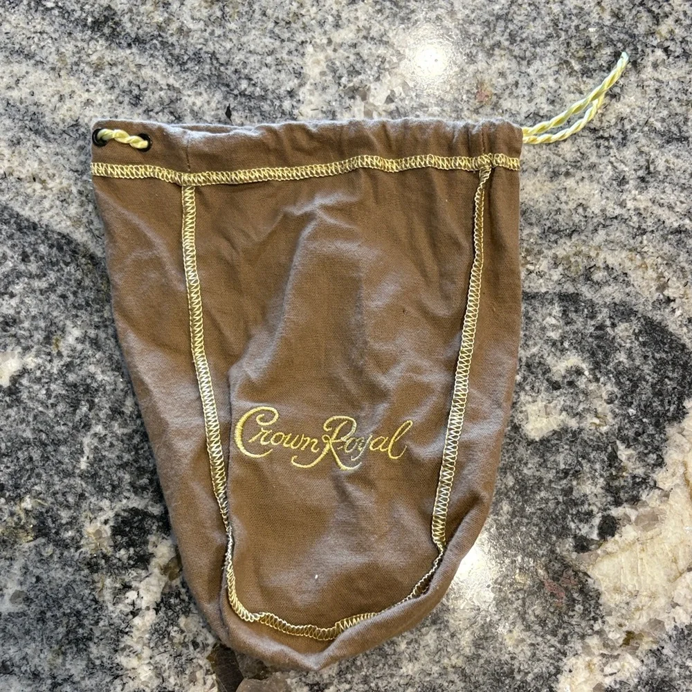 Crown Royal Brown Garment Bag with Gold Accents